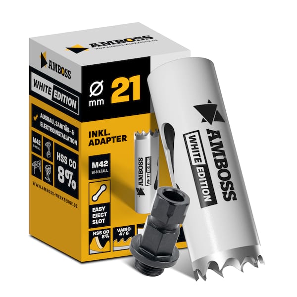 4251128787519 - HSS M42 Amboss Lochsäge Ø 21 mm (Amboss Rapid Change - ohne Aufnahme)