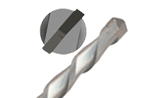 4251128788905 - 1x Hammerbohrer SDS Plus Schaft - Ø6 mm - GL 210 mm