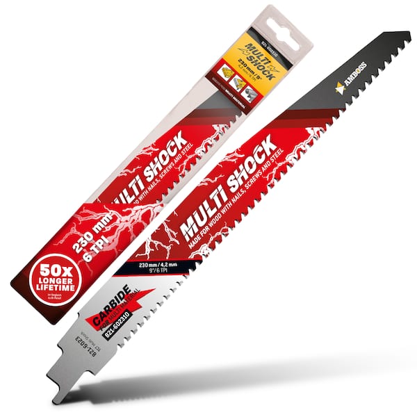 4251128791998 - 1x Amboss Multi Shock Säbelsägeblatt Länge 230 mm 6 ZpZ