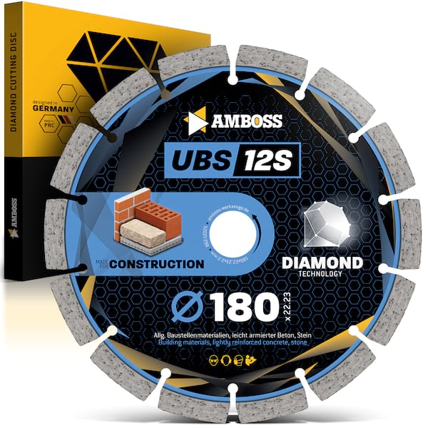 4251128792056 - Amboss UBS 12S Diamant Trennscheibe - 180 x 22 x 222
