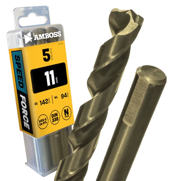 4251128794340 - 5 x HSS ECo SPEED Force Metallbohrer DIN 338 - Ø11 mm