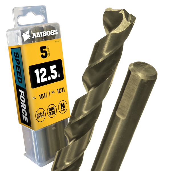 4251128794371 - 5 x HSS ECo SPEED Force Metallbohrer DIN 338 - Ø125 mm