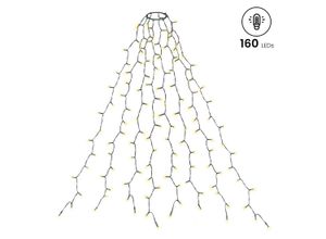 4251131207219 - Baum-Lichterkette 160 LED mit Ring und 8 Strängen 2 m