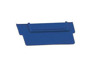 4251142211250 - Trennwand für Regalkasten b 120 mm Breite 120 mm Polypropylen blau - Rasterplan