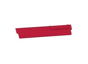 4251142211281 - Trennwand für Regalkasten b 240 mm Breite 240 mm Polypropylen rot - Rasterplan