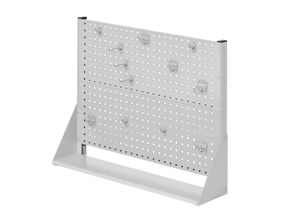 4251142228913 - Systeme ®RasterPlan Stellwände einseitig Größe #2 - 2x Lochplatten 1x Werkzeughaltersortiment 10-teilig Lichtgrau RAL 7035