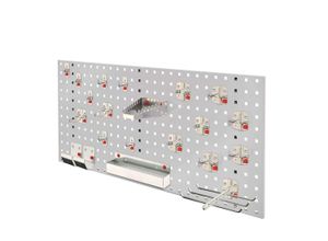 4251142242308 - Systeme ®RasterPlan by ABAX Einsteigerset #7 1x Lochplatte 1000x450mm 1x Werkzeughaltersortiment 21-teilig Lichtgrau RAL 7035 4251142242308 - Systeme ®RasterPlan by ABAX Einsteigerset #7 1x Lochplatte 1000x450mm 1x Werkzeughaltersortiment 21-teilig Lichtgrau RAL 7035