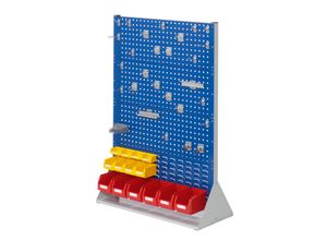 4251142242711 - Systeme ®RasterPlan Stellwände doppelseitig Größe #4 - 6x Lochplatten 2x Schlitzplatten 1x Zubehörsortiment 42-teilig Enzianblau RAL 5010