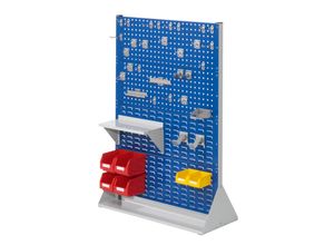 4251142242759 - Systeme ®RasterPlan Stellwände doppelseitig Größe #4 - 6x Lochplatten 2x Schlitzplatten 1x Zubehörsortiment 37-teilig Enzianblau RAL 5010