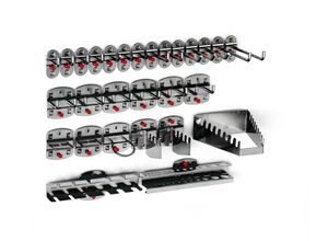 4251142243701 - Systeme ®RasterPlan Werkzeughaltersortiment 28-tlg Anthrazitgrau