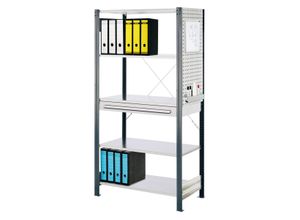 4251142244722 - Systeme ®RasterPlan Steckregale 2000x1000x500mm Modell 2 anthrazitgrau 4251142244722 - Systeme ®RasterPlan Steckregale 2000x1000x500mm Modell 2 anthrazitgrau