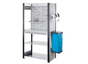 4251142244807 - Systeme ®RasterPlan Steckregale 2000x1000x500mm Modell 6 anthrazitgrau