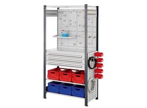 4251142244845 - Systeme ®RasterPlan Steckregale 2000x1000x500mm Modell 8 anthrazitgrau 4251142244845 - Systeme ®RasterPlan Steckregale 2000x1000x500mm Modell 8 anthrazitgrau