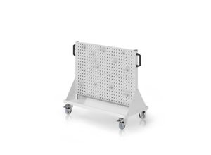 4251142245576 - Systeme RasterMobil® Größe #2 - 1000x890x500mm - 4x Lochplatte 16-teilig - lichtgrau