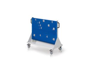 4251142245583 - Systeme RasterMobil® Größe #2 - 1000x890x500mm - 4x Lochplatte 16-teilig - enzianblau