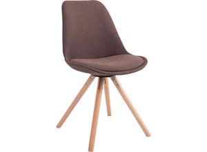 4251152683221 - Retro-Stuhl Toulouse Rund Mit Stoffbezug Und Hochwertigem Sitzpolster I Lehnstuhl Mit Stabilem Holzgestell I Sitzhöhe 48 cm 4251152683221 - Retro-Stuhl Toulouse Rund Mit Stoffbezug Und Hochwertigem Sitzpolster I Lehnstuhl Mit Stabilem Holzgestell I Sitzhöhe 48 cm