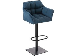 4251152687267 - - Barhocker Damaso Stoff blau schwarz