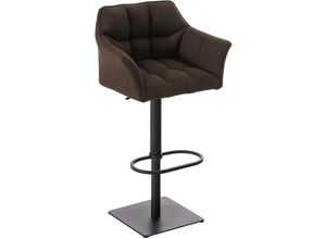 4251152687274 - - Barhocker Damaso Stoff braun schwarz