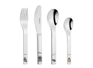 4251156305792 - Kinderbesteck-Set ANOUK 4-teilig aus Edelstahl