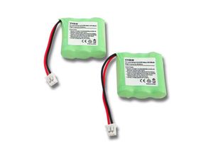 4251156512619 - 2x Akku kompatibel mit Loewe Alphatel 3100 schnurlos Festnetz Telefon (320mAh 36V NiMH) - Vhbw