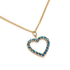 4251158733609 - Herzkette für Damen Heart of the Sea Edelstahl gold