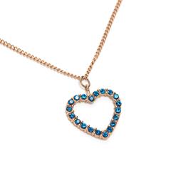 4251158733616 - Damenkette Heart of the Sea aus Edelstahl roségold