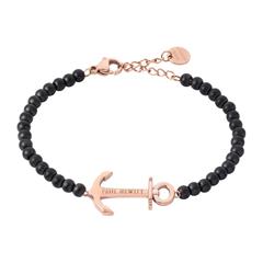 4251158764122 - Armband Anchor Spirit für Damen rosé schwarz