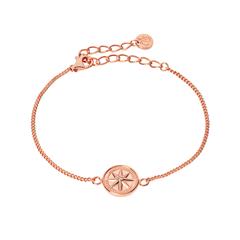 4251158779966 - Damen Armband Windrose aus 925er Silber rosé