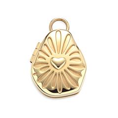 4251158786292 - Ocean Amulet Charm aus MARINIUM® Ocean Steel vergoldet