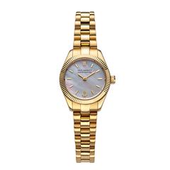 4251158792613 - Petit Soleil Round Uhr für Damen aus Edelstahl gold