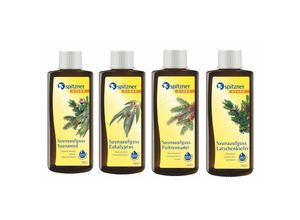 4251169405755 - Saunaaufguss 4er Set Eukalyptus Fichtennadel Latschenkiefer Saunamed 4x 190ml - Spitzner