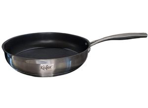 4251170707602 - Bratpfanne KÄFER Käfer Edelstahlpfanne silber (silberfarben) Ø28cm Pfannen Edelstahl Teflon Select ergonomisch induktionsgeeignet 4251170707602 - Bratpfanne KÄFER Käfer Edelstahlpfanne silber (silberfarben) Ø28cm Pfannen Edelstahl Teflon Select ergonomisch induktionsgeeignet