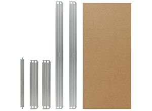 4251172284934 - shelfplaza® PROFI 110x40cm Komplettes Fachboden-Set für Steckregale in verzinkt   HDF-Fachboden   zusätzliche Fachböden für Schwerlastregale