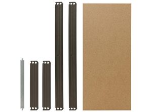 4251172299945 - Shelfplaza - profi 75x45cm Komplettes Fachboden-Set für Steckregale in grau   HDF-Fachboden   zusätzliche Fachböden für Schwerlastregale - grau