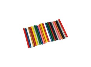 4251174102885 - Easy Work - 24 Heißklebesticks 72mm x 100mm farbig bunt Glitzer