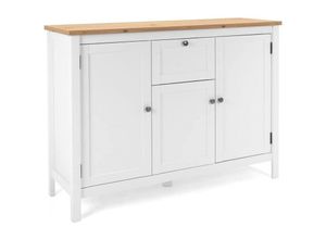 4251182708840 - - Kommode Sideboard Stauraumkommode Beistellkommode bergen 57 Weiß   Artisan Eic