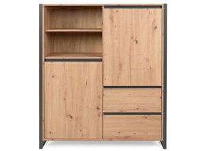 4251182709748 - - Kommode Sideboard Beistellkommode Stauraumkommode ca 120x140x40 cm Artisan Ei