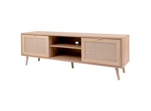 4251182710751 - Finori - Lowboard Hifi Kommode Fernseher Sideboard ca 150 cm bali 56A Sonoma Eiche   g