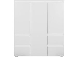 4251182712915 - Highboard mit 3 Türen 4 Schubladen und 5 Regalen - L116 x H131cm