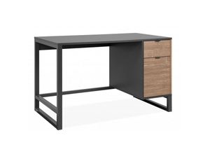 4251182713011 - - Schreibtisch Arbeitstisch Bürotisch Home Office sumatra Bambus Nb   Anthrazit