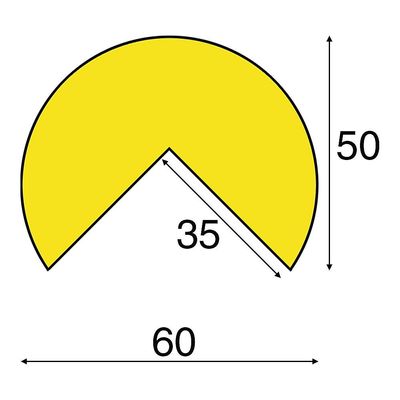 4251182800193 - Eckschutzprofil Typ a+ selbstklebend 1 Meter dicker Kantenschutz Eckschutz Schutzprofil Made in Germany - Farberot weiß - Knuffi