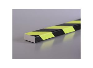 4251182804849 - SHG Knuffi® Flächenschutz Typ D 1-m-Stück Magnet gelb   schwarz tagesfluoreszierend