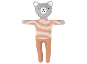 4251187571579 - ava&yves - Kuscheltier BABY BEAR mit Streifen in lachs