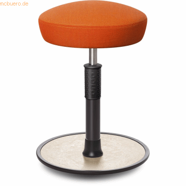 4251188365436 - Sitz- Stehhocker Free Regular Hutsitz kvadrat Remix Orange schwar