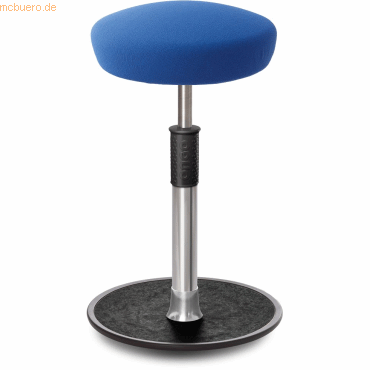 4251188369007 - Sitz- Stehhocker Free Tall Hutsitz Gestrick blau chrom  schwarz