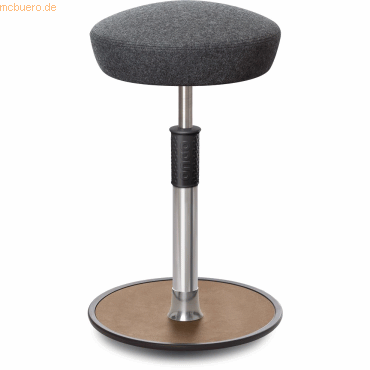 4251188370188 - Sitz- Stehhocker Free Tall Hutsitz kvadrat Divina Melange Grau ch