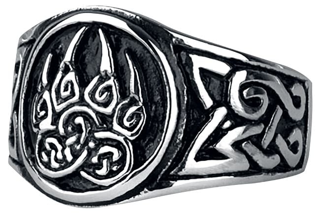 4251189269443 - Bärentatze Ring silberfarben 4251189269443 - Bärentatze Ring silberfarben