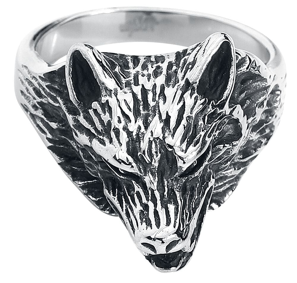 4251189271224 - Wolf Packs Ring silberfarben