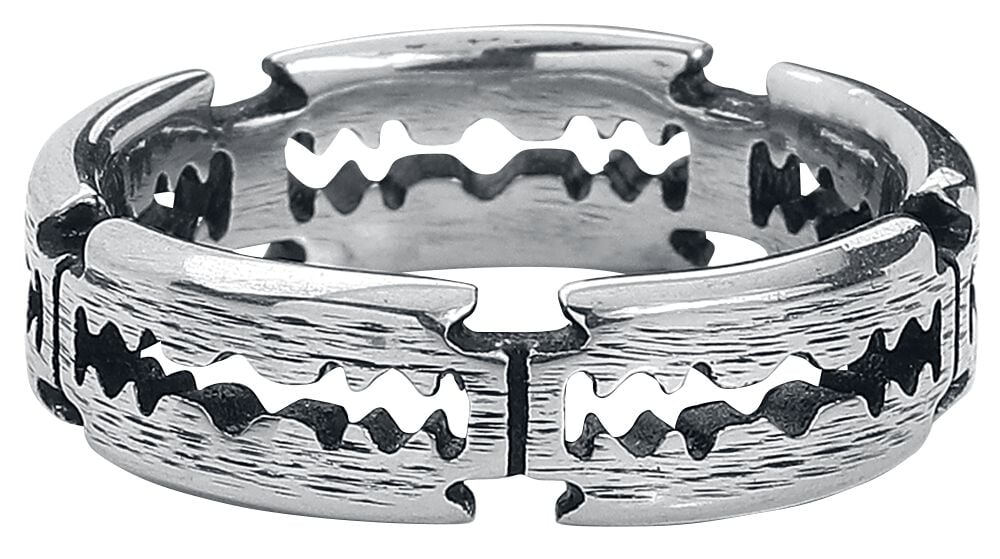 4251189272726 - Razorblades Ring silberfarben