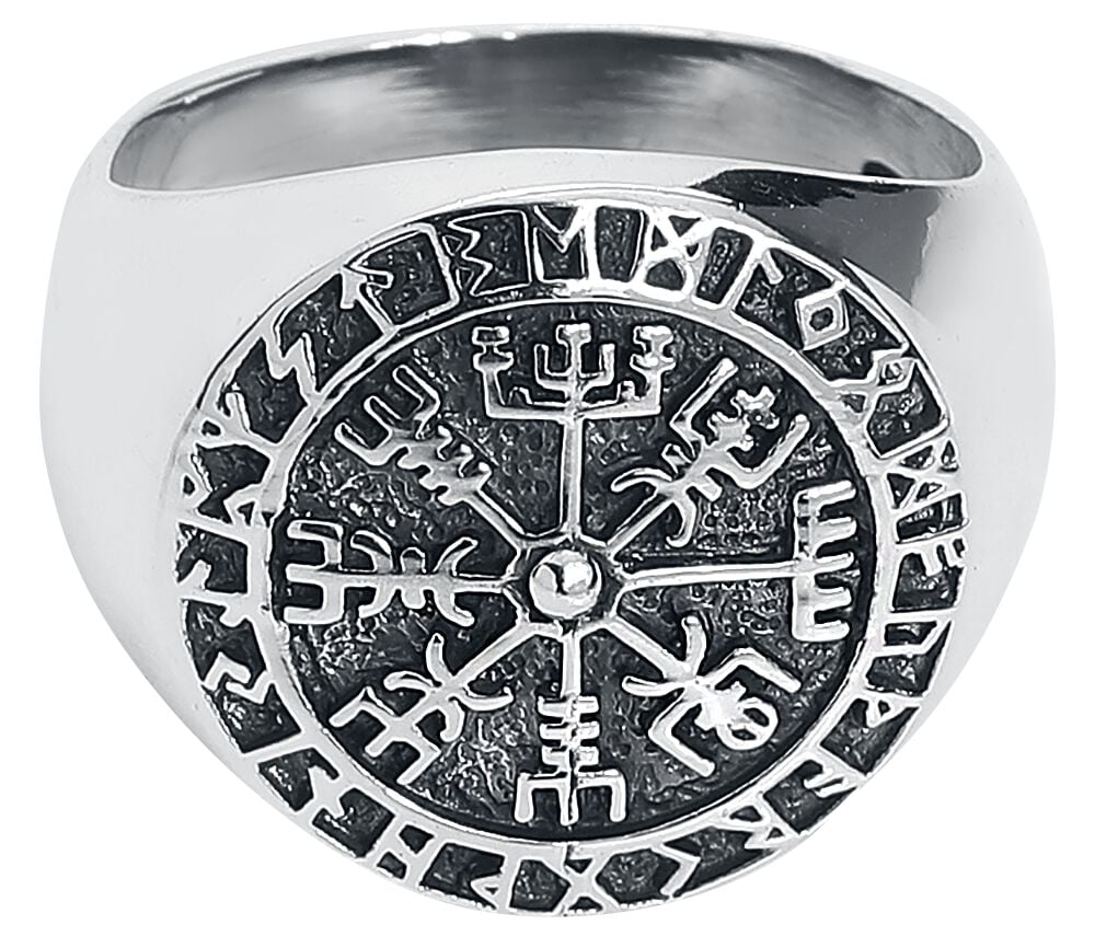 4251189273846 - Vegvisir Ring silberfarben